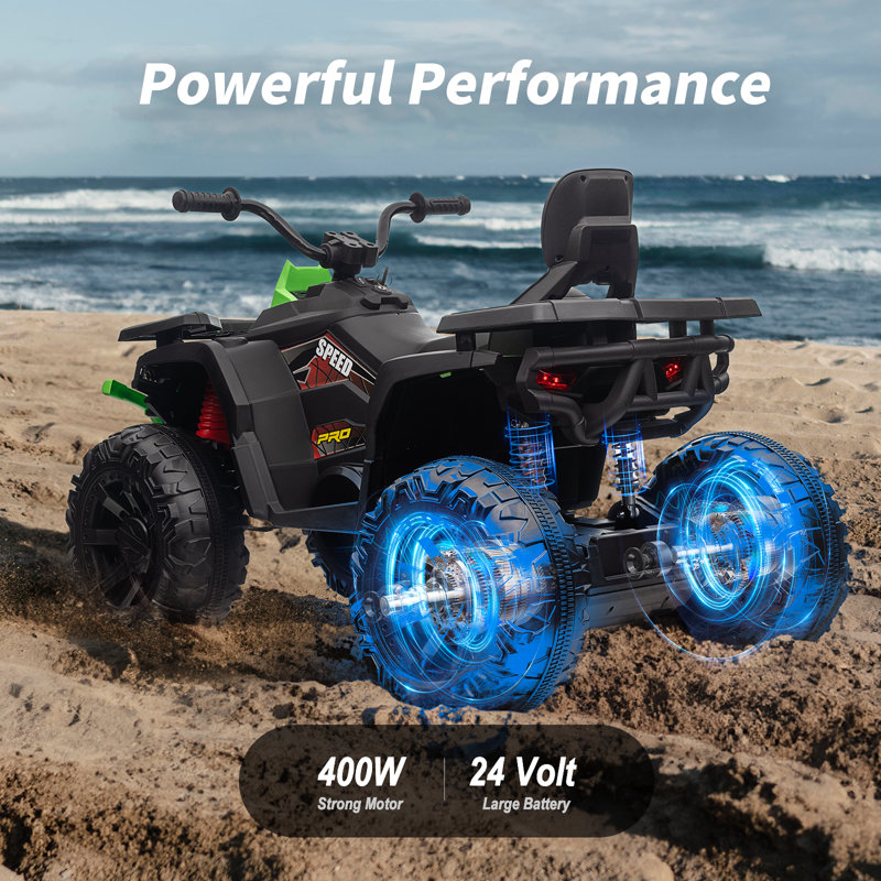 24 volt electric four wheeler hotsell